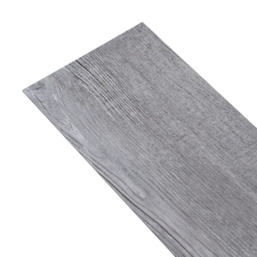 vidaXL PVC Flooring Planks 5.02 m² 2 mm Self-adhesive Matt Wood Grey - Image 2