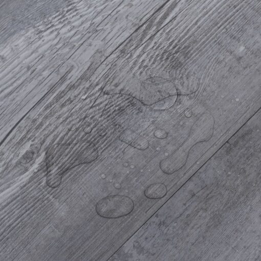 vidaXL PVC Flooring Planks 5.02 m² 2 mm Self-adhesive Matt Wood Grey - Image 4