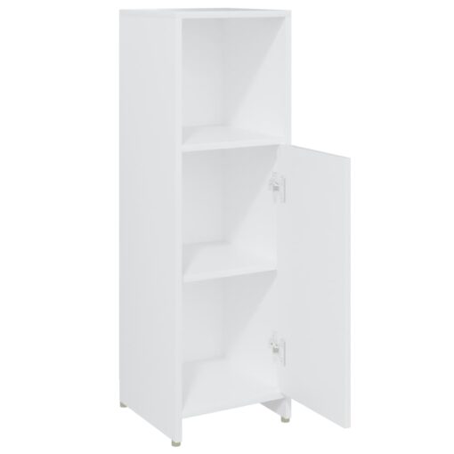 vidaXL Bathroom Cabinet White 30x30x95 cm Engineered Wood - Image 3
