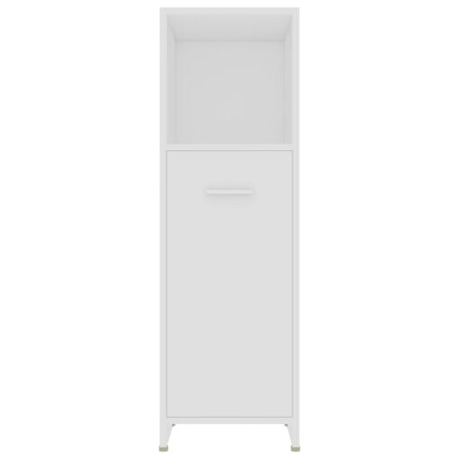 vidaXL Bathroom Cabinet White 30x30x95 cm Engineered Wood - Image 4