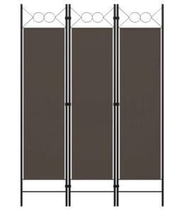 vidaXL 3-Panel Room Divider Anthracite 120x180 cm