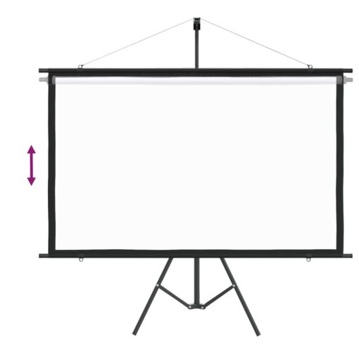 vidaXL Projection Screen with Tripod 72" 16:9 - Image 2