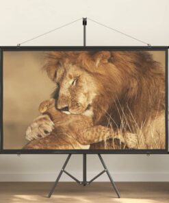 vidaXL Projection Screen with Tripod 72" 16:9