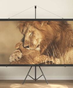 vidaXL Projection Screen with Tripod 90" 16:9