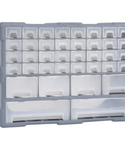 vidaXL Multi-drawer Organiser with 38 Drawers 52x16x37.5 cm