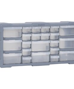 vidaXL Multi-drawer Organiser with 22 Drawers 49x16x25.5 cm