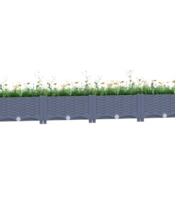 vidaXL Raised Bed 160x40x23 cm Polypropylene