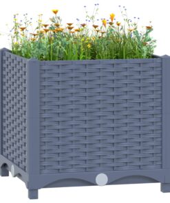 vidaXL Raised Bed 40x40x38 cm Polypropylene