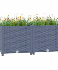 vidaXL Raised Bed 80x40x38 cm Polypropylene