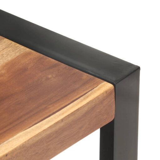 vidaXL TV Cabinet 120x35x45 cm Solid Wood with Honey Finish - Image 3
