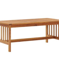 vidaXL Coffee Table 102x50x43 cm Solid Acacia Wood