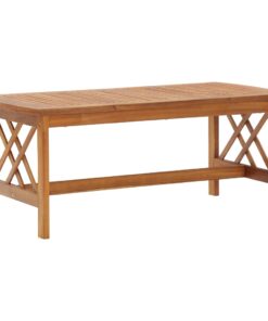 vidaXL Coffee Table 102x50x43 cm Solid Acacia Wood