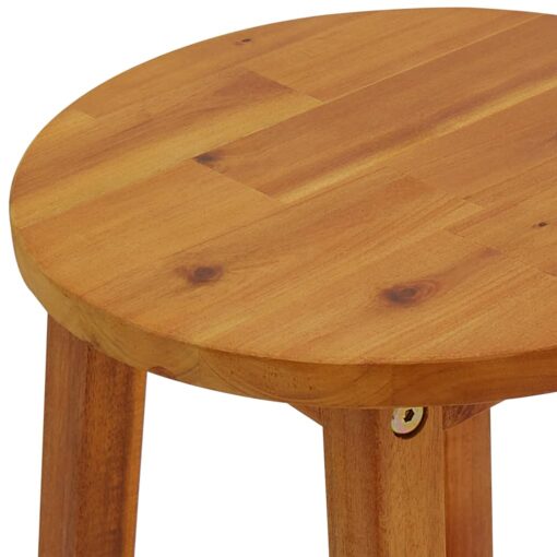 vidaXL Bar Stools 6 pcs Solid Acacia Wood - Image 4