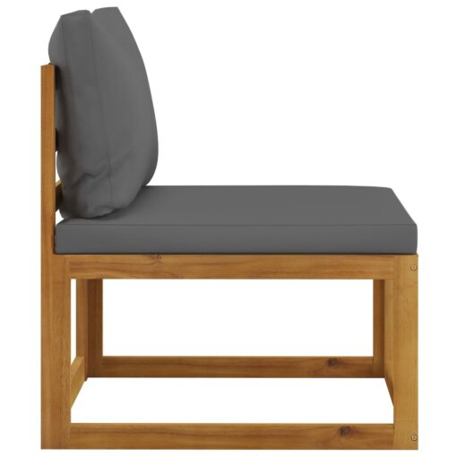  3 Piece Garden Lounge Set with Cushions Solid Acacia Wood - Image 3