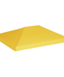 vidaXL Gazebo Top Cover 270 g/m² 4x3 m Yellow