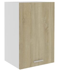 vidaXL Hanging Cabinet Sonoma Oak 39.5x31x60 cm Engineered Wood