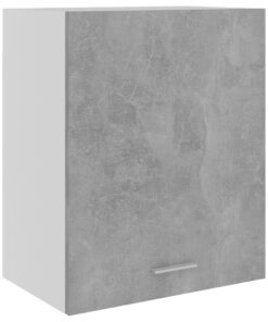 vidaXL Hanging Cabinet Concrete Grey 50x31x60 cm Engineered Wood