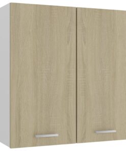 vidaXL Hanging Cabinet Sonoma Oak 60x31x60 cm Engineered Wood