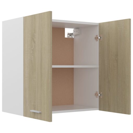 vidaXL Hanging Cabinet Sonoma Oak 60x31x60 cm Engineered Wood - Image 4
