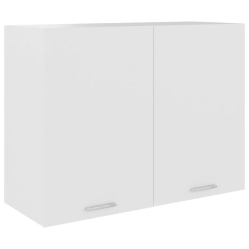 vidaXL Hanging Cabinet White 80x31x60 cm Engineered Wood