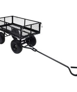 vidaXL Garden Hand Trolley Black 250 kg