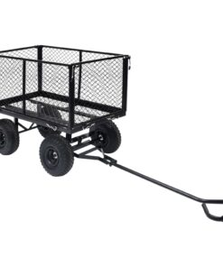 vidaXL Garden Hand Trolley Black 350 kg