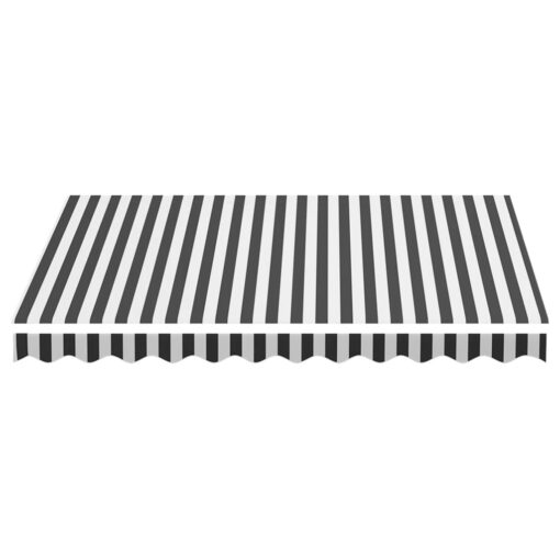 Replacement Fabric for Awning Anthracite and White 3x2.5 m - Image 2