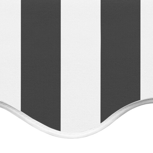 Replacement Fabric for Awning Anthracite and White 3x2.5 m - Image 3