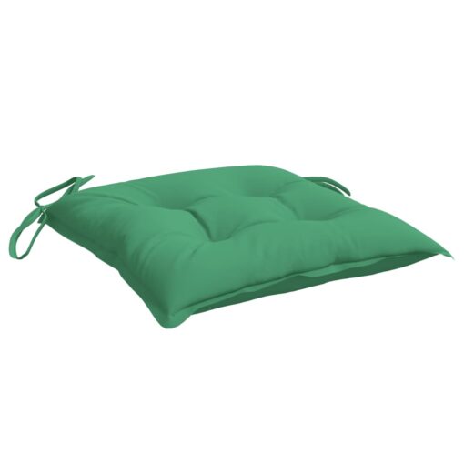 vidaXL Chair Cushions 2 pcs Green 50x50x7 cm Oxford Fabric - Image 3