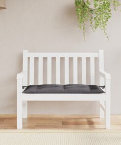 vidaXL Garden Bench Cushion Anthracite 100x50x7 cm Oxford Fabric