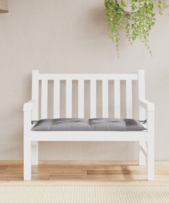 vidaXL Garden Bench Cushion Grey 100x50x7 cm Oxford Fabric