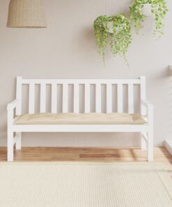 vidaXL Garden Bench Cushion Beige 150x50x7 cm Oxford Fabric