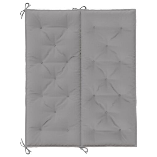 vidaXL Garden Bench Cushion Grey 120x(50+50)x7cm Oxford Fabric - Image 3