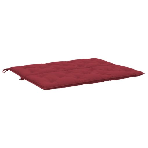 vidaXL Garden Bench Cushion Wine Red 120x(50+50)x7cm Oxford Fabric - Image 2