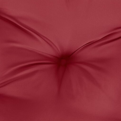 vidaXL Garden Bench Cushion Wine Red 120x(50+50)x7cm Oxford Fabric - Image 4