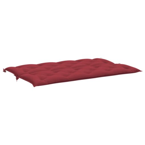 vidaXL Garden Bench Cushion Wine Red 150x(50+50)x7cm Oxford Fabric - Image 2