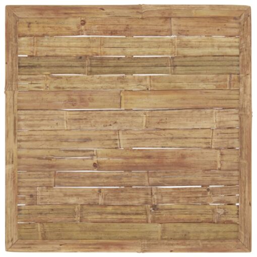 Garden Table 65x65x30 cm Bamboo - Image 3