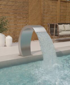 vidaXL Pool Fountain 22x60x70 cm Stainless Steel 304