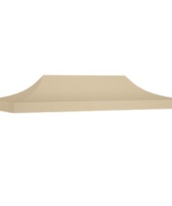 vidaXL Party Tent Roof 6x3 m Beige 270 g/m²