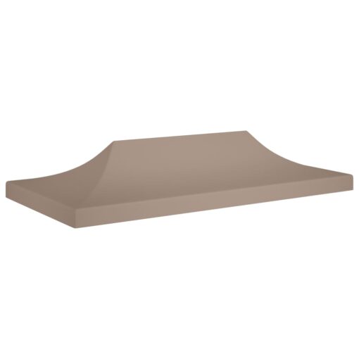 vidaXL Party Tent Roof 6x3 m Taupe 270 g/m²