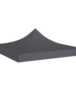 vidaXL Party Tent Roof 2x2 m Anthracite 270 g/m²