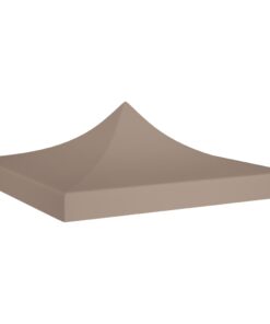 vidaXL Party Tent Roof 2x2 m Taupe 270 g/m²