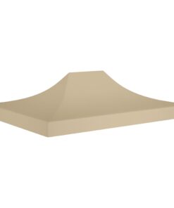 vidaXL Party Tent Roof 4.5x3 m Beige 270 g/m²