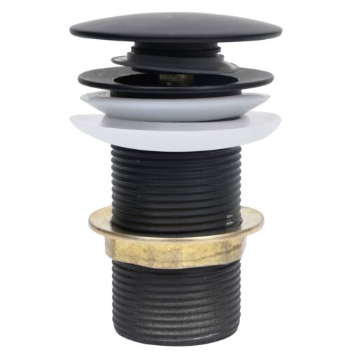 Push Drain without Overflow Function Black 6.4x6.4x9.1 cm - Image 2