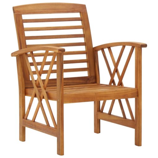 5 Piece Garden Lounge Set Solid Acacia Wood - Image 3