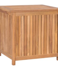 vidaXL Garden Storage Box 60x50x58 cm Solid Teak Wood