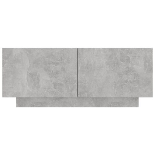 TV Cabinet Concrete Grey 100x35x40 cm Engineered Wood - Image 3