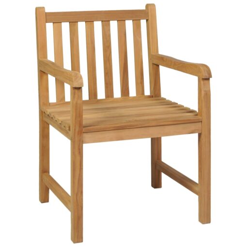 vidaXL 7 Piece Garden Dining Set Solid Teak Wood - Image 2