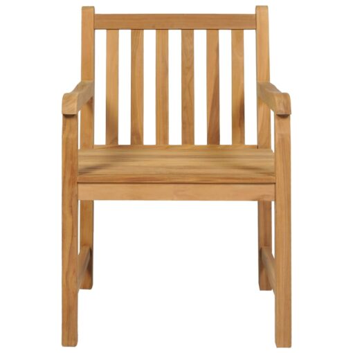 vidaXL 7 Piece Garden Dining Set Solid Teak Wood - Image 3