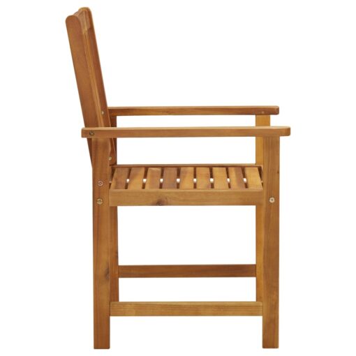 vidaXL Garden Chairs with Cushions 2 pcs Solid Acacia Wood - Image 4